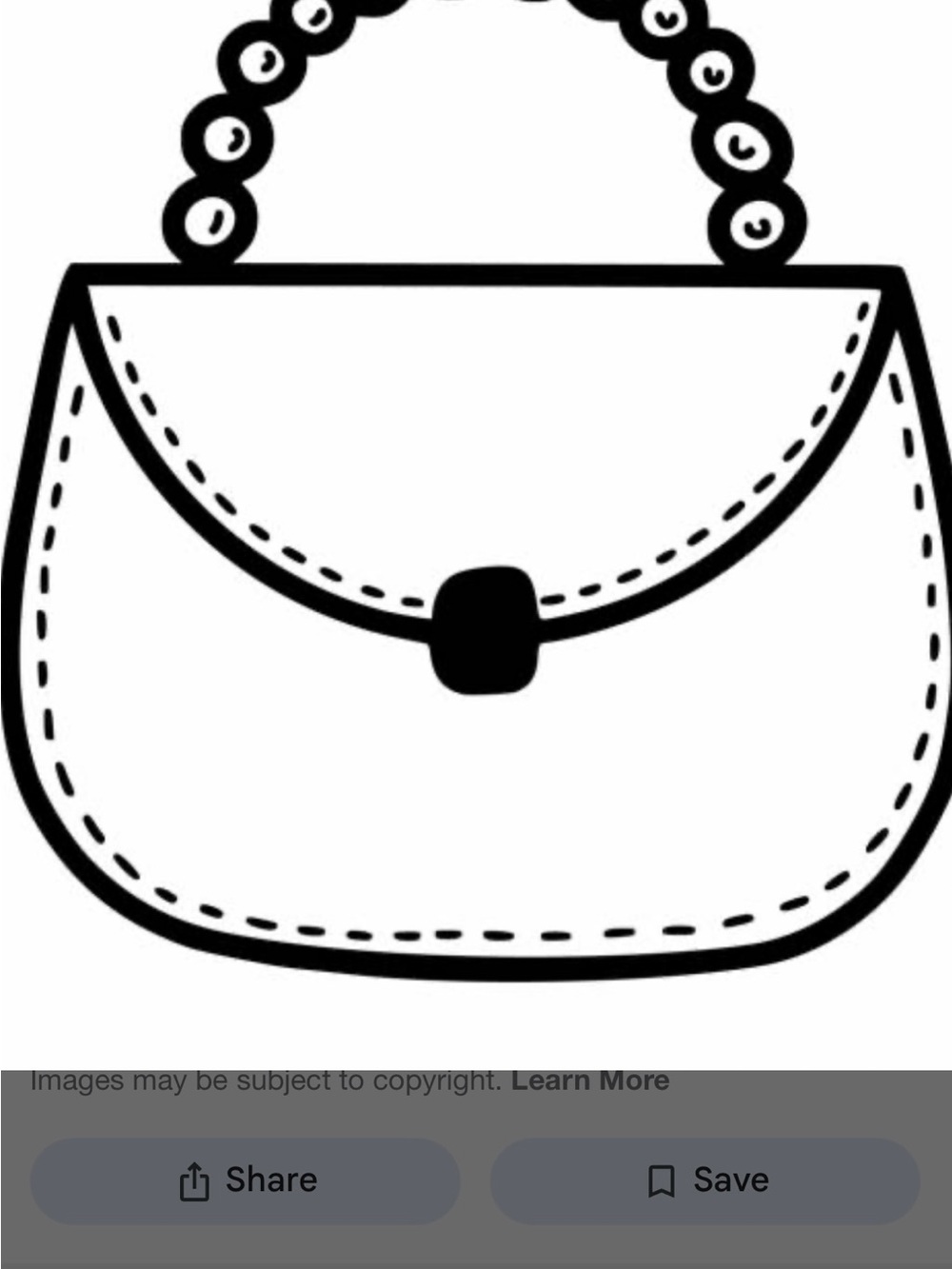 Black Beaded-Handle Shoulder Bag